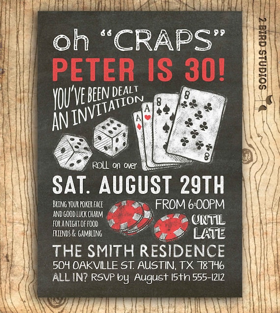 Casino Party Invitations 9