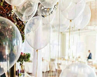 10 pc/lot 2.2g 12 inch clear balloons ,transparent balloon, wedding/party/brithday decoration