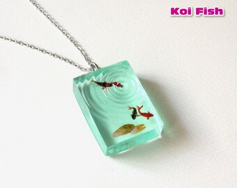 Koi Fish Necklace / Goldfish Necklace