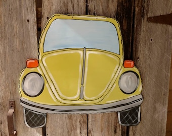 Volkswagen Beetle door hanger, Volkswagen Bug door hanger, VW Bug door hanger