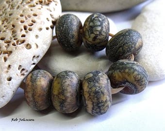 Caddu Rocks, Lampwork Beads, SRA, UK