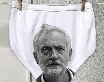 Jeremy Corbyn Funny Underwear, Knickers, Pants for Political Men and Women
