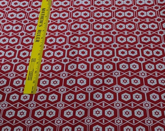 Essentials 10-Red Stars Cotton Fabric from Studio E Fabrics