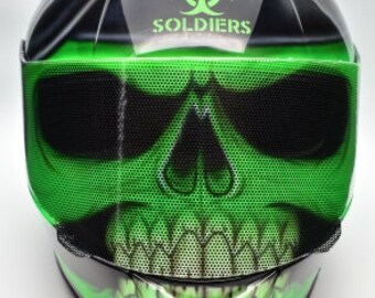 Soldier SKULL Motorcycle Helmet design