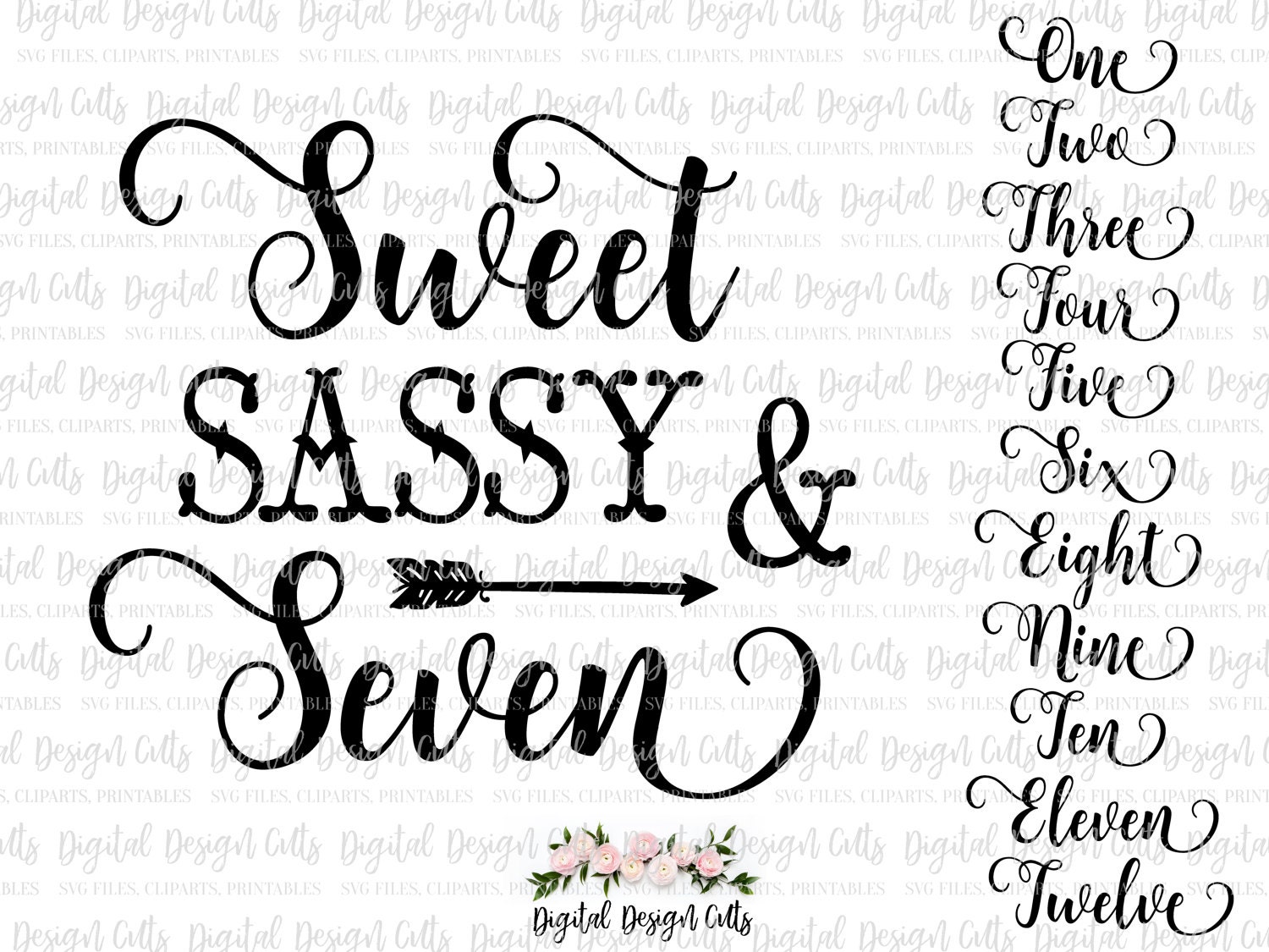 Free Free 64 Sweet Seven And Sassy Svg SVG PNG EPS DXF File