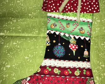 Customized and Personalized Christmas Stockings -- You select the theme, colors, fabrics, embroidery designs and embellishments!