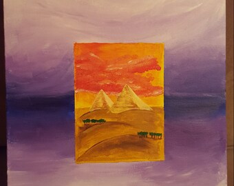 Dark Purple Pyramid