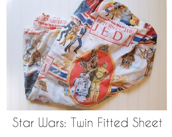 Vintage Star Wars Twin Fitted Sheet