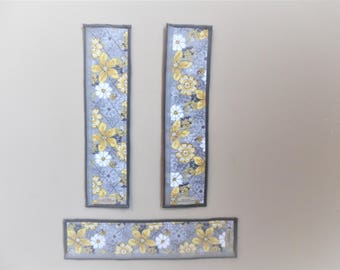Quilted Fridge Handle Cover for Three Doors or Two Doors N Oven Handle Cover