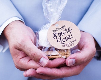 S'more Wedding Favor | Tags, Ties & Bags - Perfect Smore Wedding Tags
