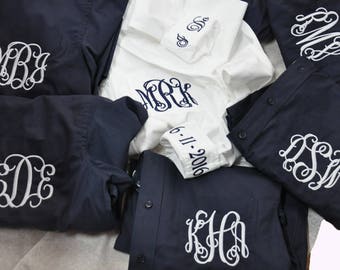 Bridal Party Shirts, 8 Bridesmaid Shirts, Monogrammed Shirts, Bride Squad, Over sized Shirts, Getting Ready Shirts, Bridesmaid Gifts