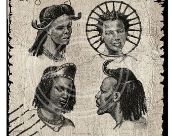 African Vintage Stamps