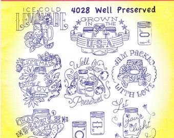 Vintage Aunt Martha's Hot Iron Transfers, Embroidery, Pattern, Needlepoint, Aunt Martha, Hot Iron, Transfer, 4028, Well Preserved