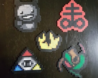 The Binding of Isaac themed Perlers