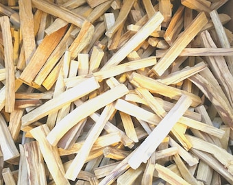 One Pound Palo Santo Sticks - Bulk 16oz - Fresh hand logged Holy Wood Sticks ideal for smudging house cleansing negativity clearing blessing