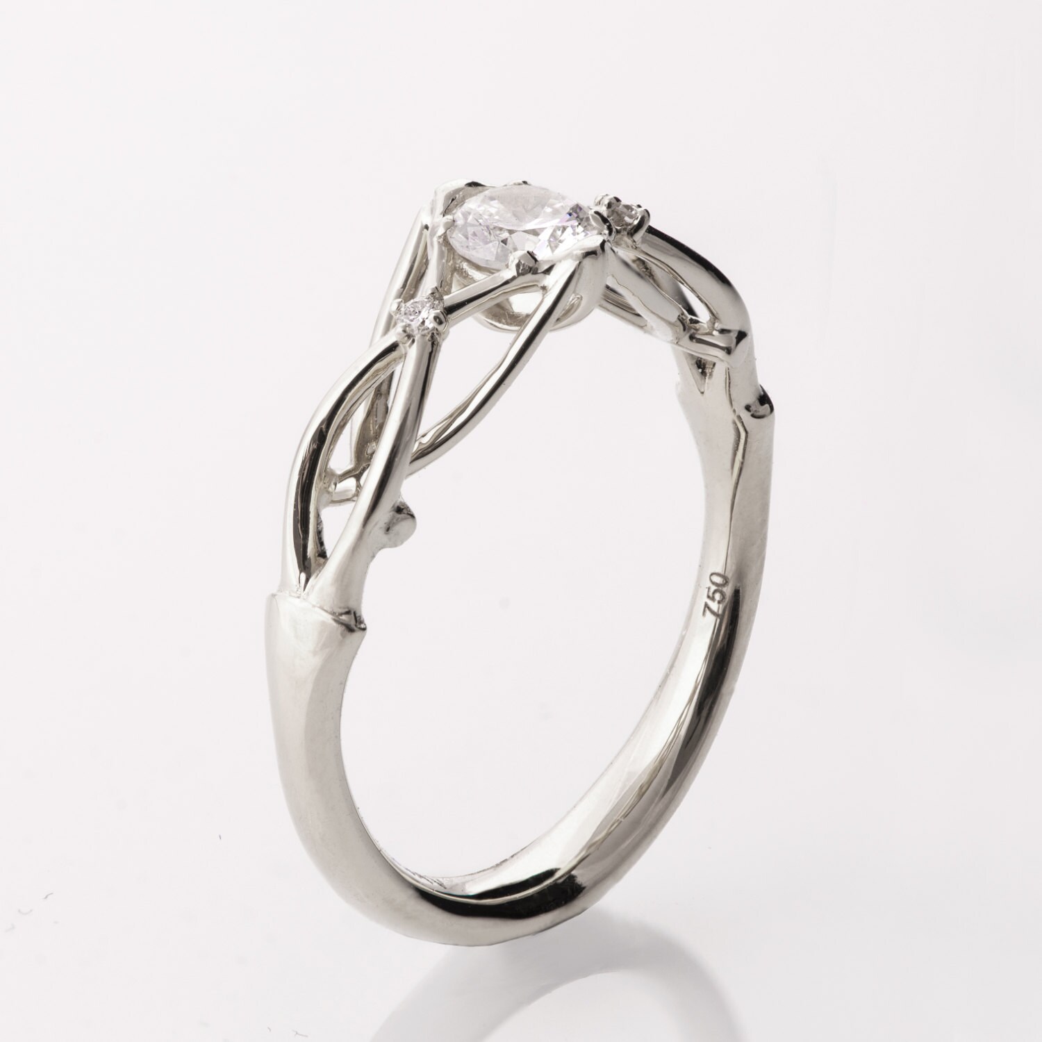 Celtic Engagement Ring Platinum engagement ring Unique