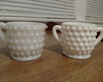 Miniature Creamer & Sugar Bowl Set