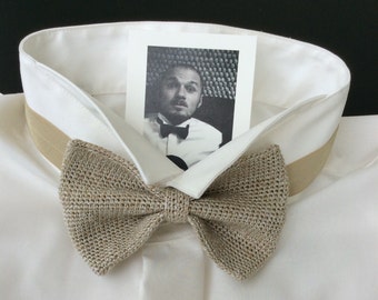Knit fly, hemp silk, brown/beige/cream