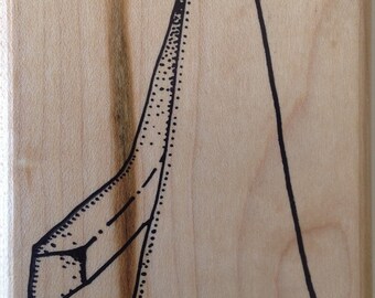 Men's Dress Tie Rubber Stamp