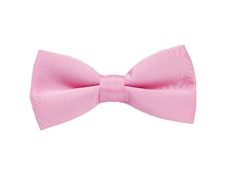 Wedding Bowtie.Pink Pre-tied Bowties.Mens Bowties.Groomsmen Bowtie.