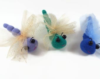 Dragonfly toy, dragonfly puppet, stuffed toy, stuffed animal, waldorf toy,