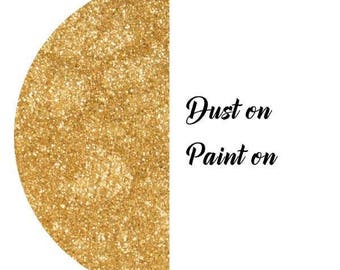 ROLKEM 100% Approved Edible 10ml Super Gold Dust, Food Color, Chocolate Color, Cakes, Baked Goods