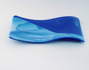Large Blue Spoon Rest