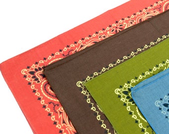 UTORI Animal Mandara Paisley Bandana. Extra Soft, Made in USA