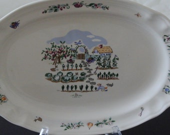 Large plate - serving platter - Pfaltzgraff - Apple Valley - USA