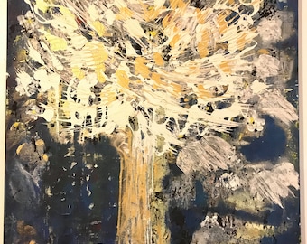 Sacred tree of hope - original acrylic painting