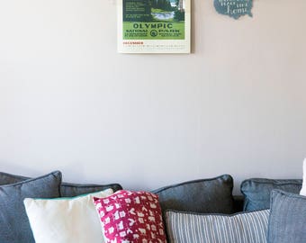 Indiana Decorative Pillow - Farm Print