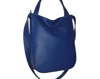 navy blue crossbody bag, navy blue leather crossbody bag, navy blue leather hobo bag, leather crossbody bag navy blue, leather hobo bag navy