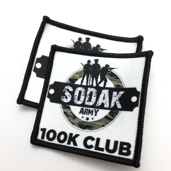 50 silk screen patches screen printed patches printed