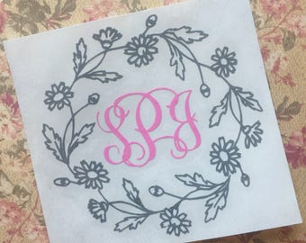 Download Paisley Monogram SVG Paisley Monogram Boho Monogram SVG