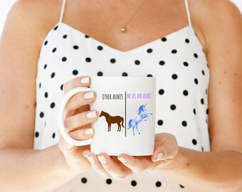 Aunt Mug | Unicorn Aunt | Funny Aunt Gift | Aunt Gift | Funny Mugs | New Aunt Gift | Unicorn Aunt Mug | Aunt Birthday Gift | Unicorn Mug