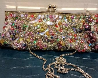 Vintage Sequined clutch
