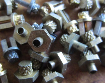 Vintage Brass Clock parts spindles - levers - Robot mix - Levers - Steampunk - Scrapbooking e88