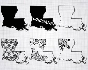 Download Louisiana svg | Etsy