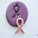 Pink Ribbon Mold - Silicone Mold - Breast Cancer Awareness - Polymer Clay Resin Fondant Soap Wax Candy