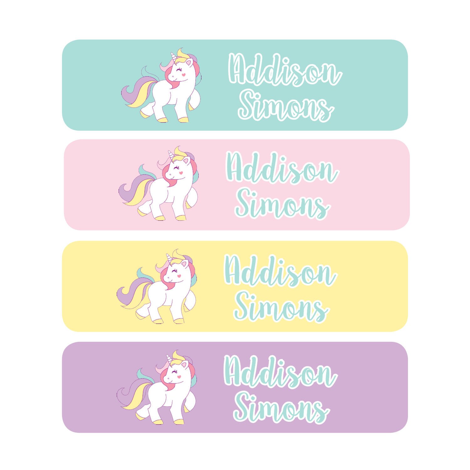 80 personalized name labels school stickers custom school