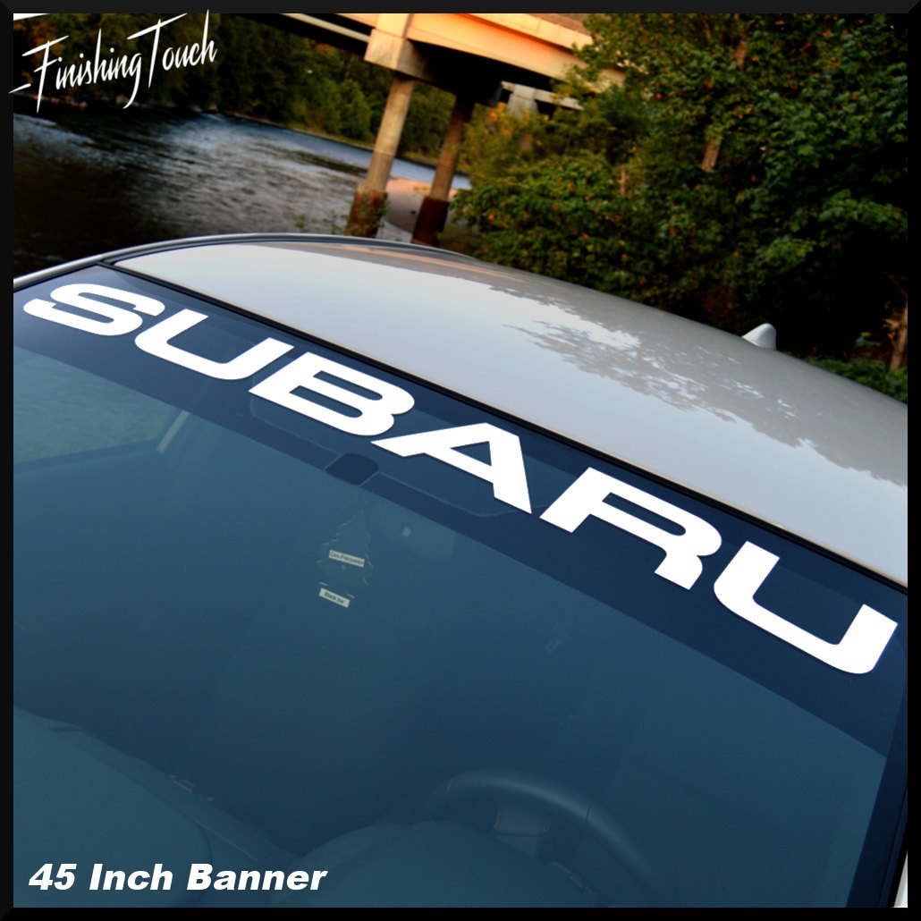 Subaru Decal Windshield Banner Sticker Vinyl Graphic any size