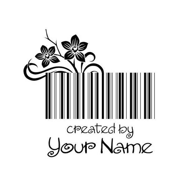 Personalized unmounted cling custom made rubber stamp C84