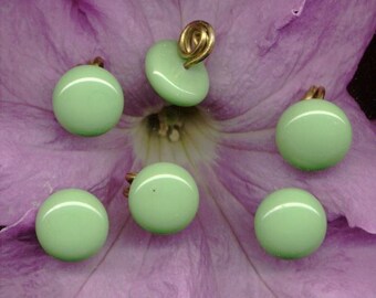 Vintage Glass Flower Beads Charms Drops Buttons Jewelry Findings Haskell FRUIT SALAD