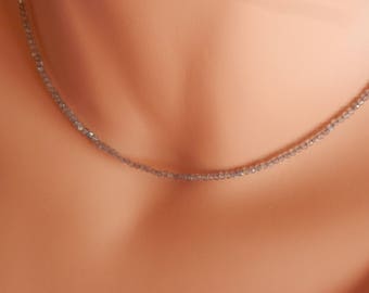 silver labradorite choker necklace sterling silver labradorite pendant labradorite jewelry labradorite stone necklace