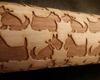 Scottie Terrier Rolling Pin