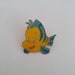 Vintage enamel pin of Disney flounder the fish from the little mermaid