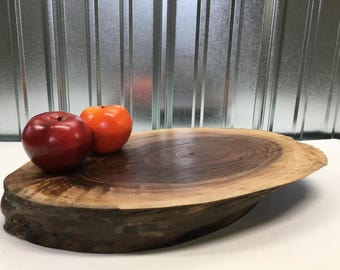 Serving Board made from Live Edge Walnut Wood