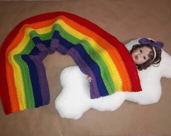 Rainbow Child Newborn Prop
