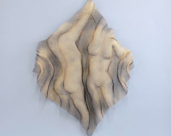 Metal torso sculpture, Metal wall art, home decor, metal art sculpture, 3d decor, living room art