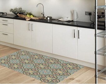 Vinyl-Fußmatte Teppich Küche Teppich Fußmatte PVC-Teppich Vinyl-Fußmatte Teppich Küche Teppich Fußmatte PVC-Teppich